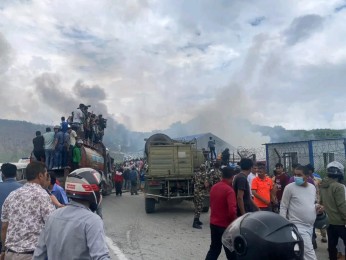 त्रिभुवन अन्तर्राष्ट्रिय विमानस्थलमा जहाज दुर्घटना